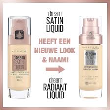 Maybelline Foundation, Dream Radiant Liquid Hydrating Foundation with Hyaluronic Acid and Collagen, Lightweight, Medium , 10 Ivory