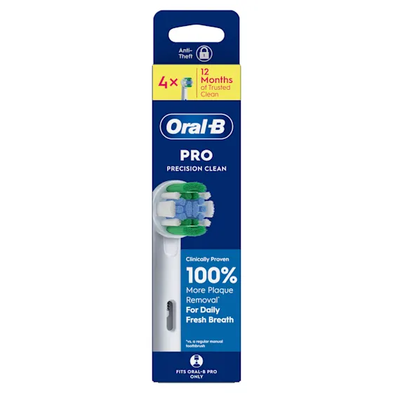 Oral-B Precision Clean Toothbrush Head (Pack of 4)